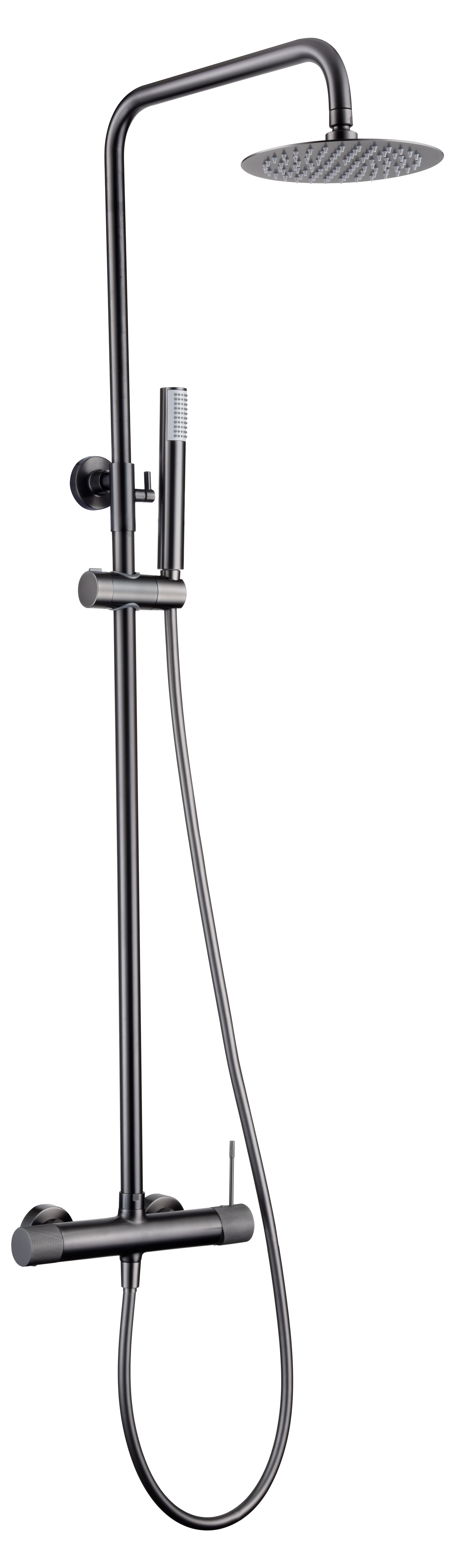 ENSEMBLE DE DOUCHE BLACK GUN METAL BDD038/BGM