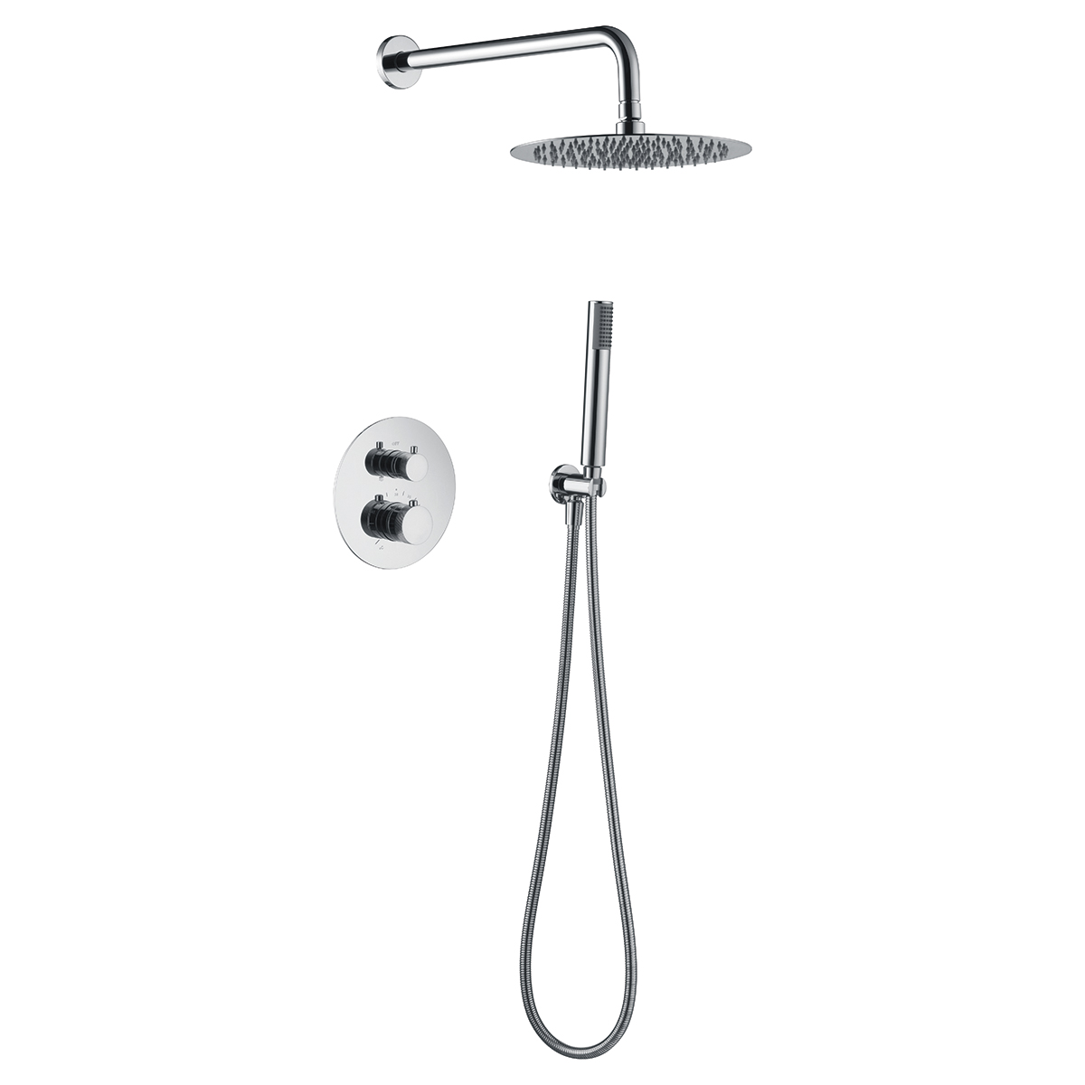 ENSEMBLE DE DOUCHE ENCASTRABLE CHROME GTQ038