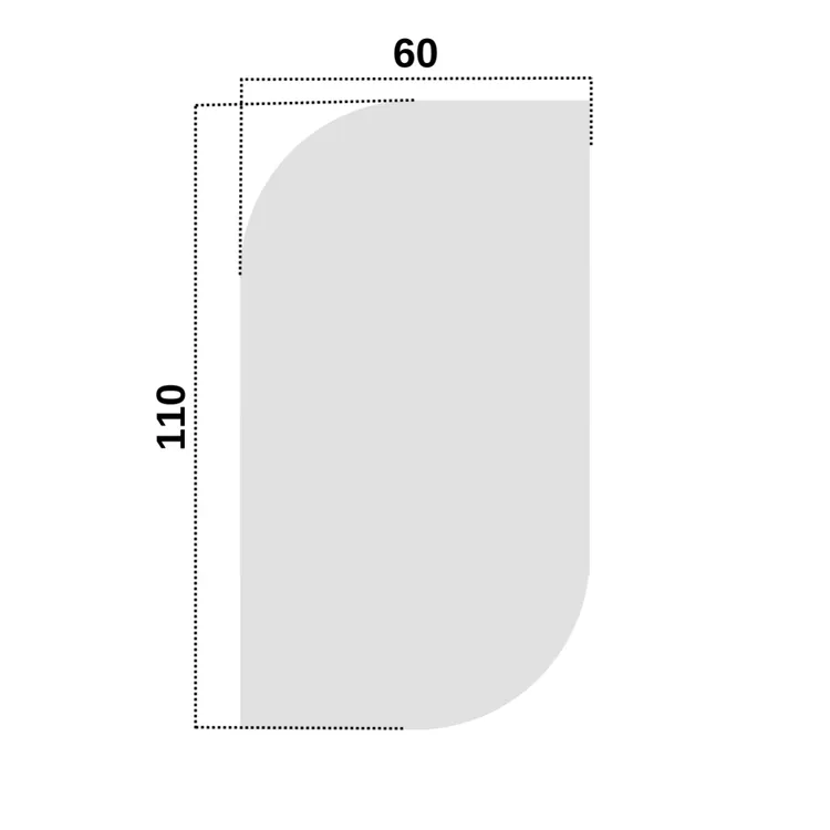 MIROIR CARDIFF 60X110