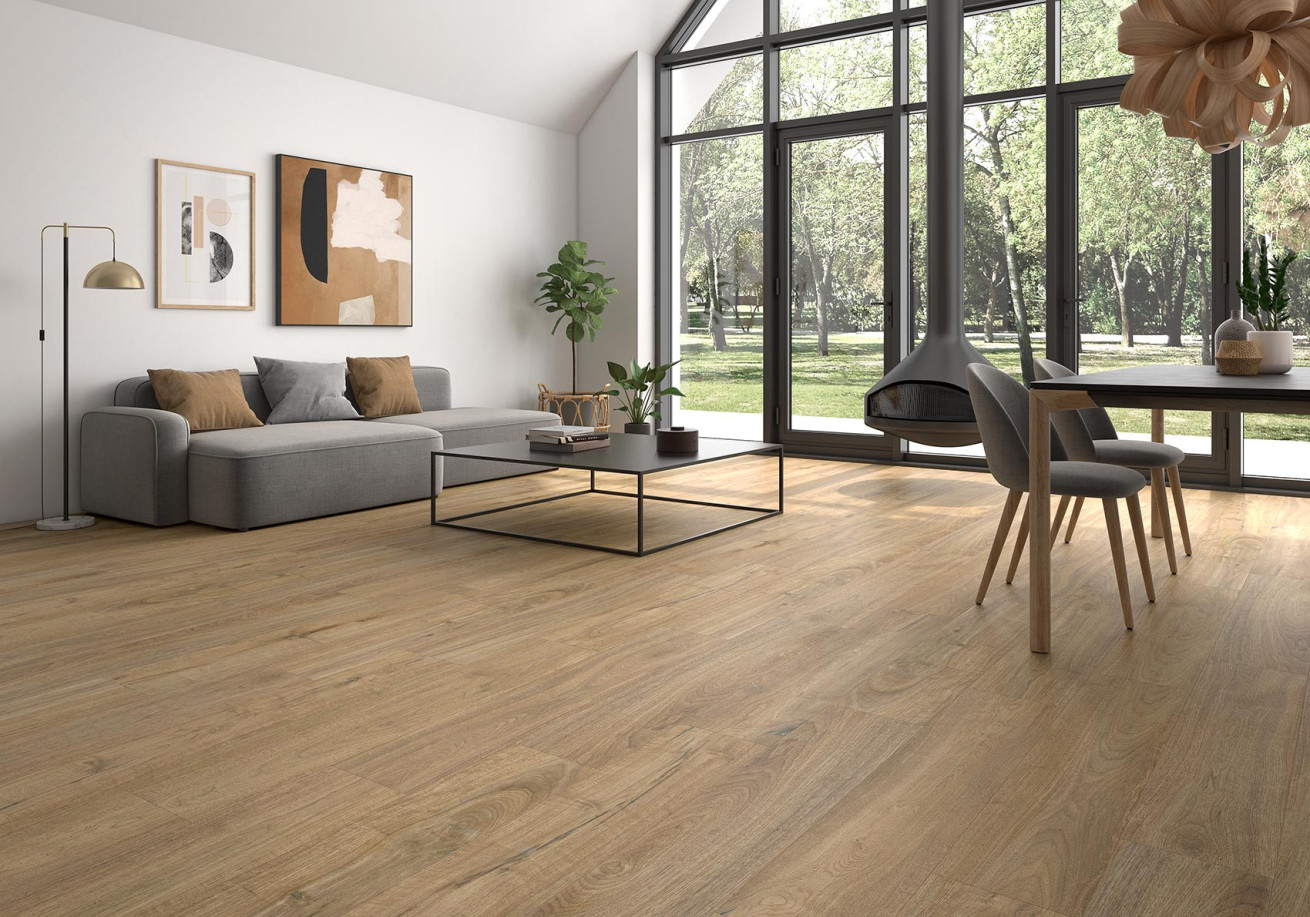 Lot de 37,03 M2 de carrelage effet bois