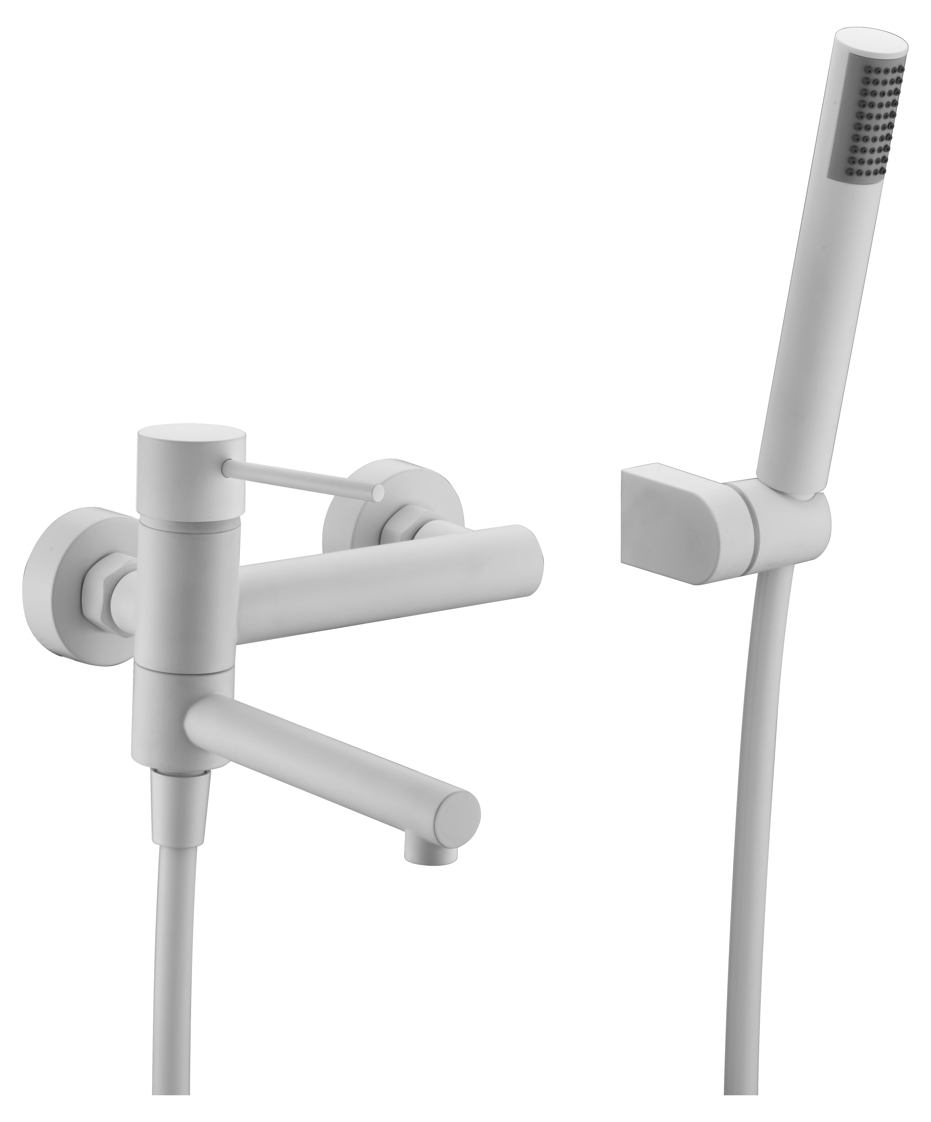 MITIGEUR BAIN/DOUCHE BLANC MAT  BDYS045-4BL