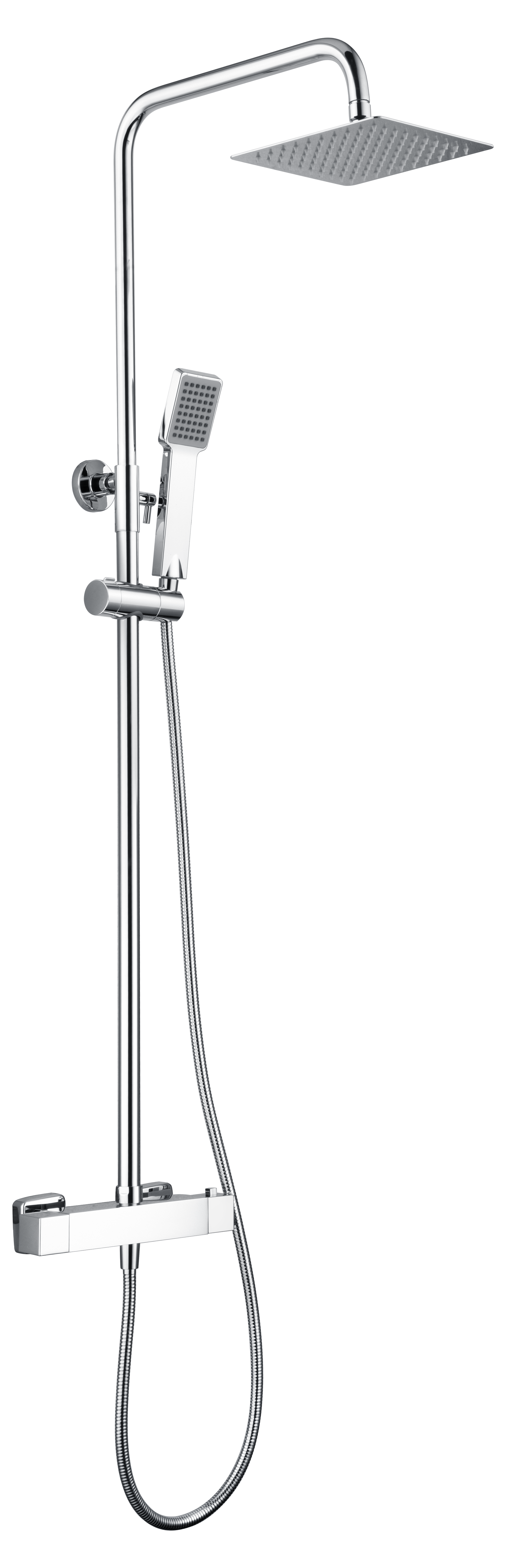ENSEMBLE DE DOUCHE THERMOSTATIQUE CHROME BTAR025