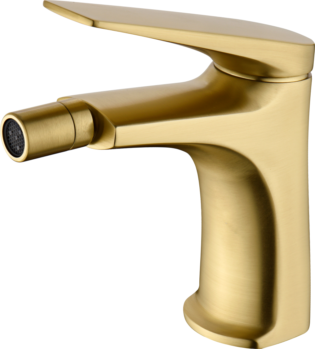 MITIGEUR MONOCOMMANDE DE BIDET MONOCOMMANDE OR BROSSE BDD055-2OC