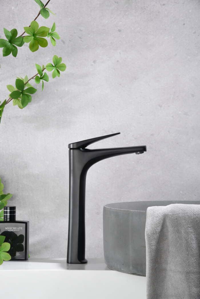 MITIGEUR MONOCOMMANDE BEC HAUT NOIR MAT BDD055-3NG