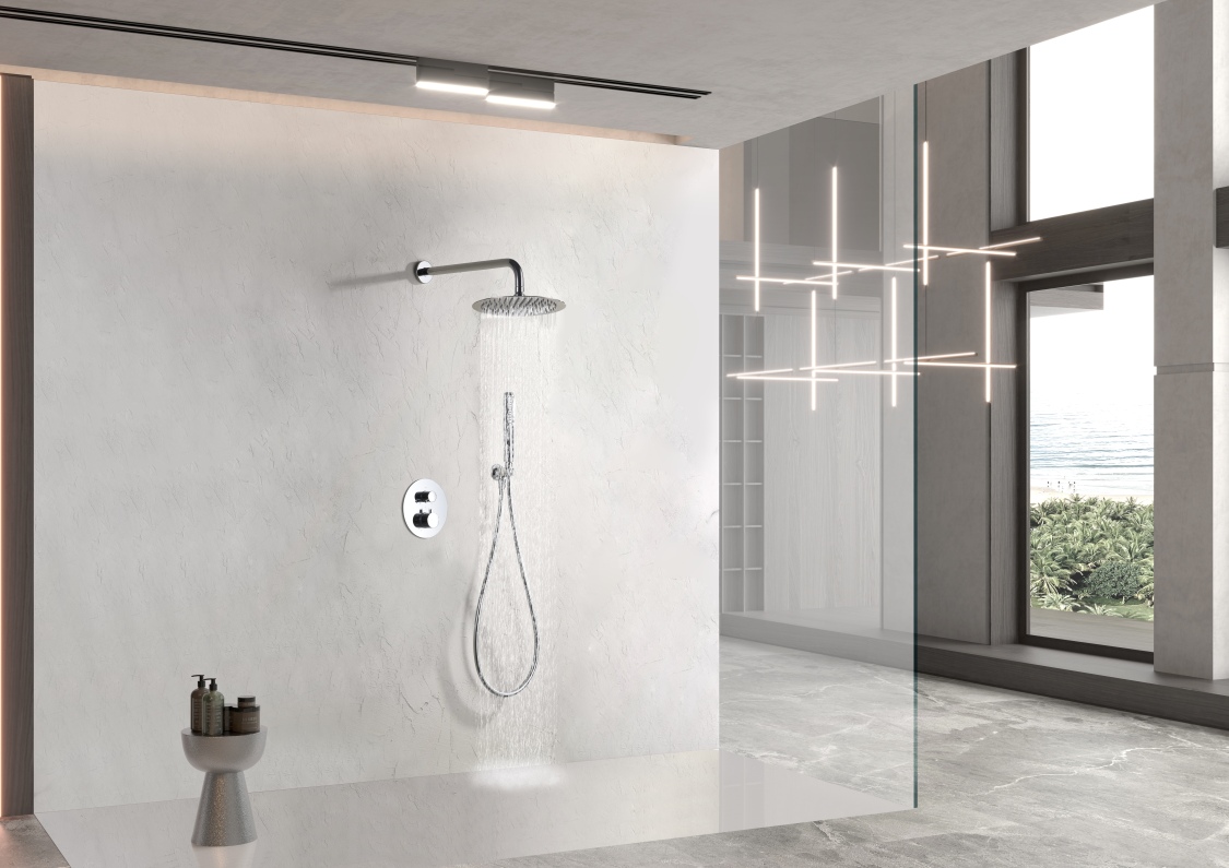 MITIGEUR ENCASTRE MONOCOMMANDE CHROME GLN047