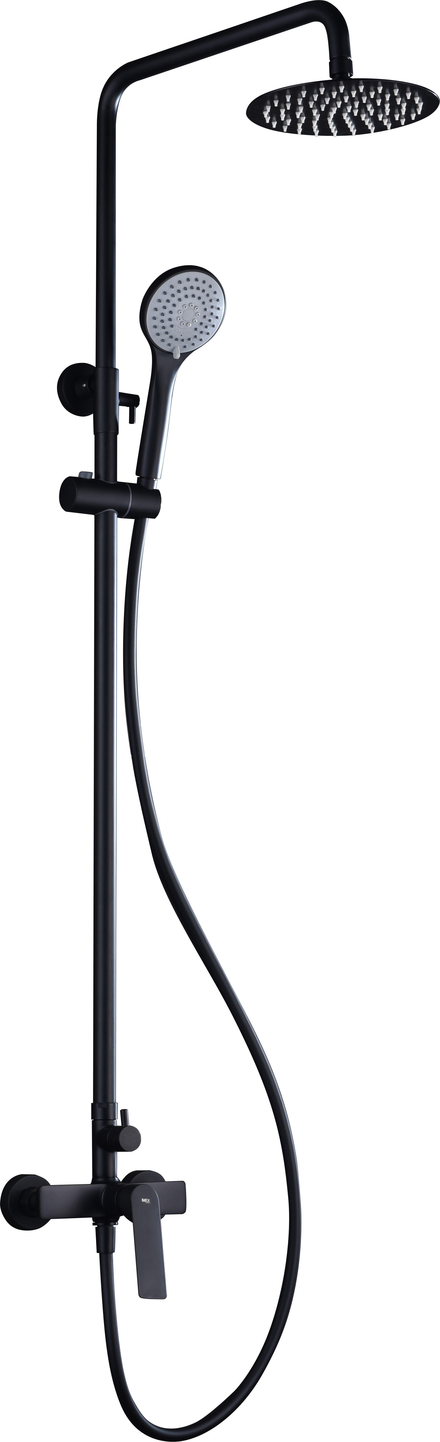 ENSEMBLE DE DOUCHE NOIR MAT BDX023/NG