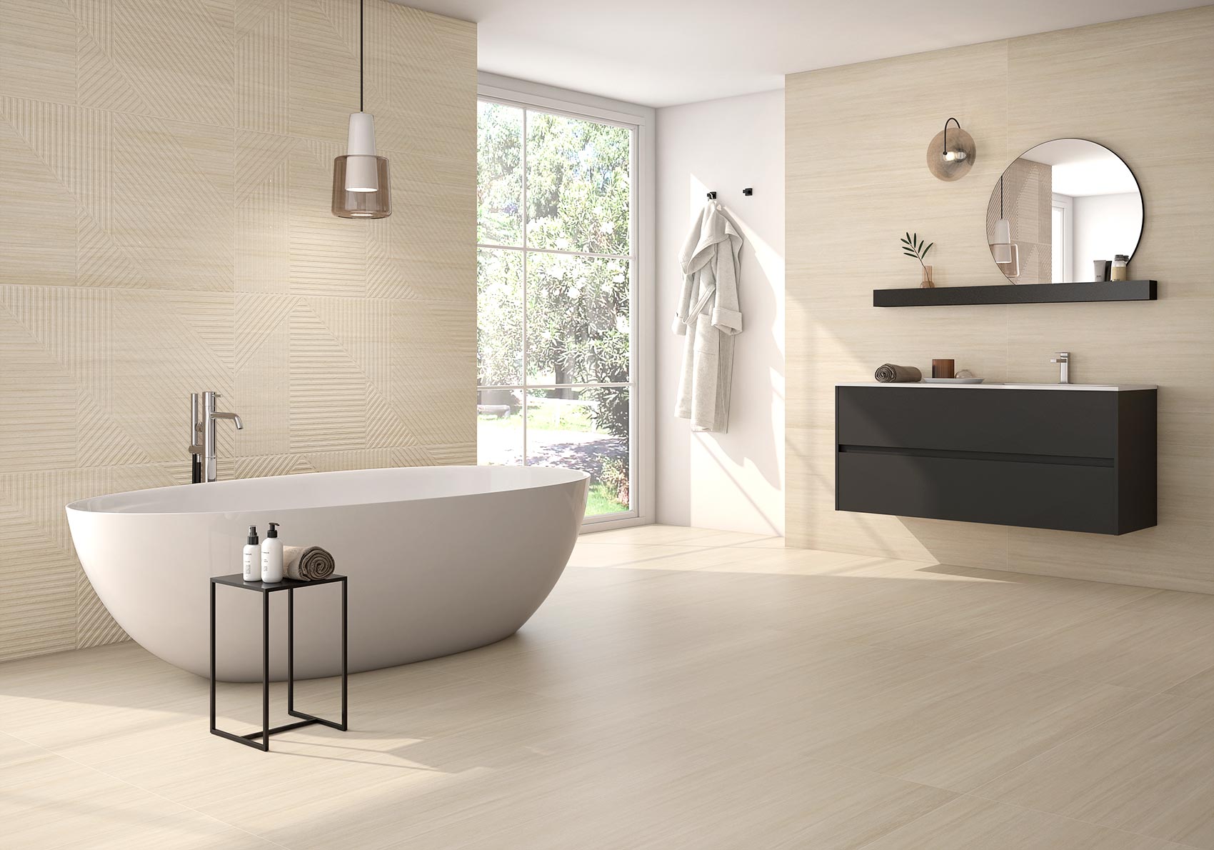 SOLEIL NATURAL DECOR MAT 60X120