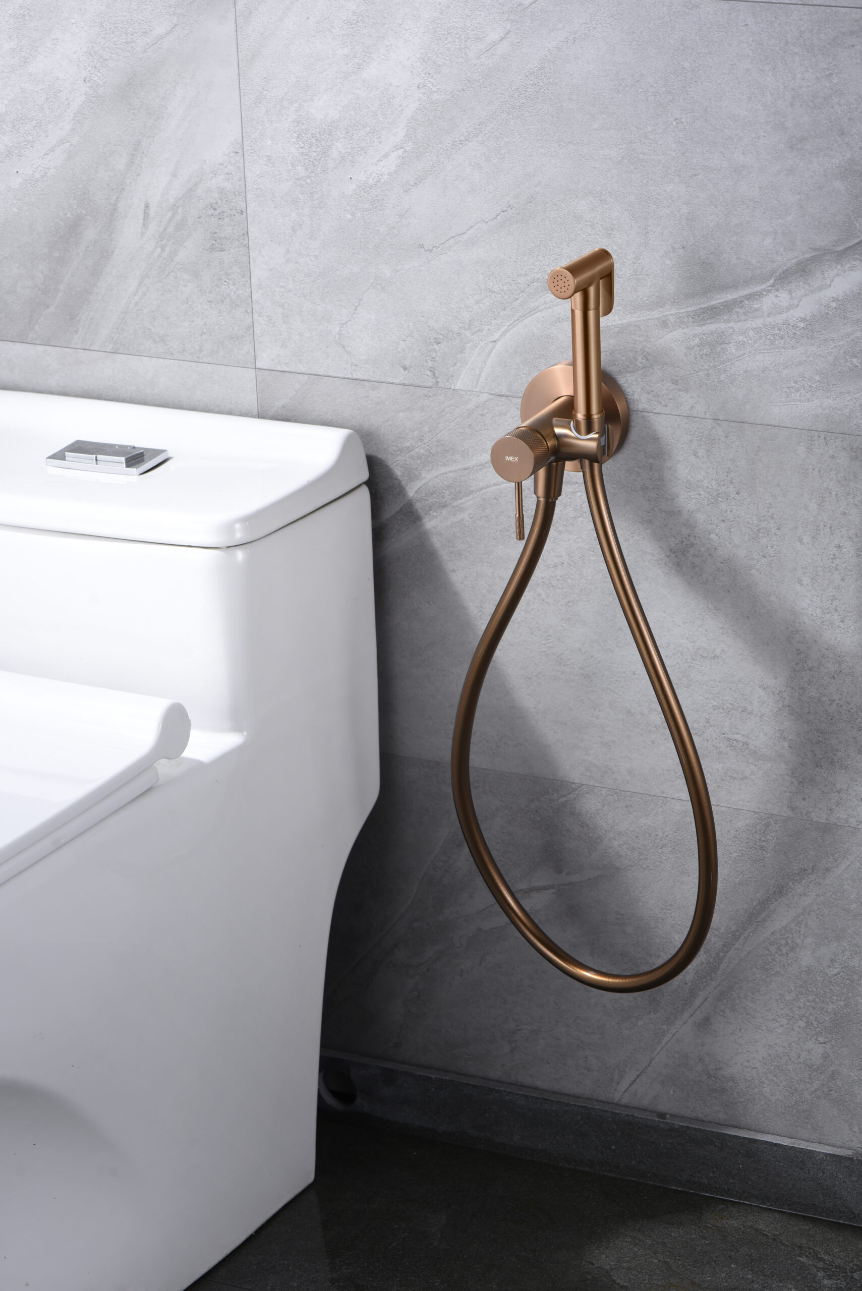 MITIGEUR ENCASTRE POUR BIDET OR ROSE BROSSE RDD038/ORC