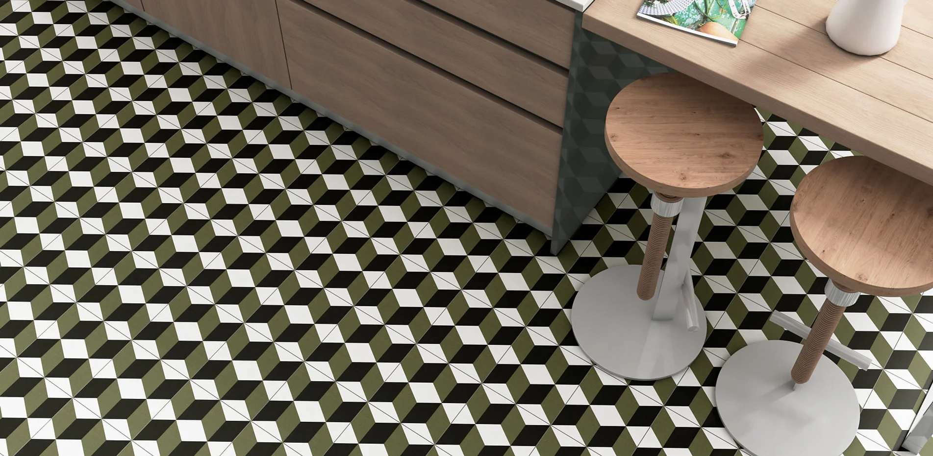 DECOR CUBIQUE LIERRE 20X20