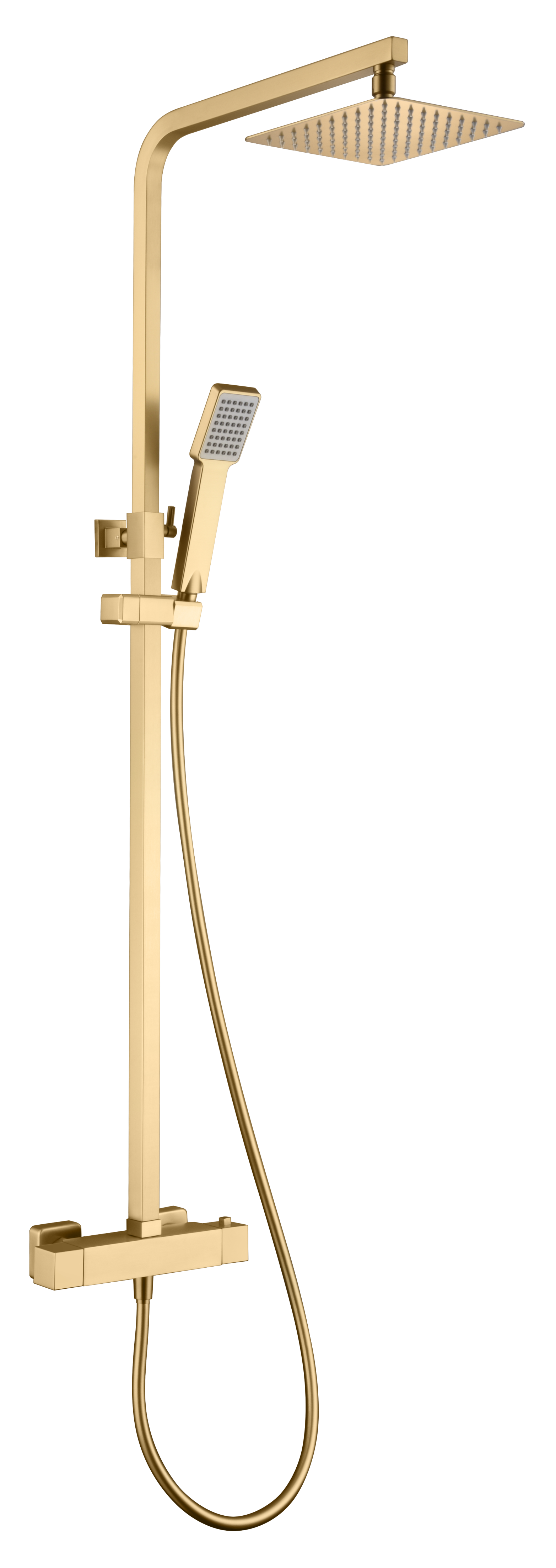 ENSEMBLE DE DOUCHE THERMOSTATIQUE  OR BROSSE BTV013/OC