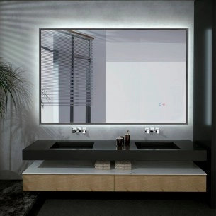 MIROIR CALIFORNIA BLACK GUN METAL