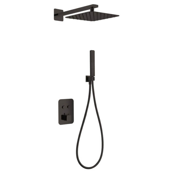 ENSEMBLE DE DOUCHE ENCASTRE NOIR MAT GTM021/NG