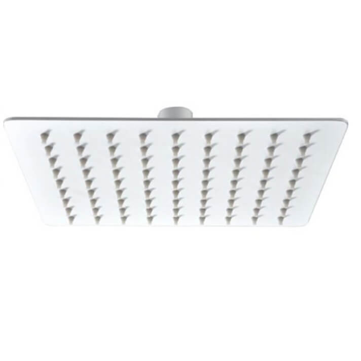 TETE DE DOUCHE BLANC 25X25 MAT RDC002/BL