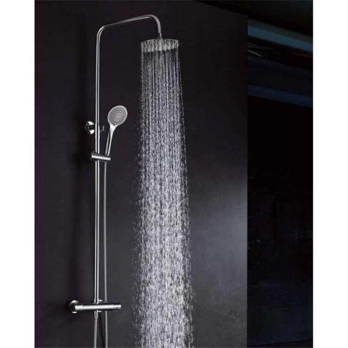 ENSEMBLE DE DOUCHE CHROME THERMOSTATIQUE BTC018