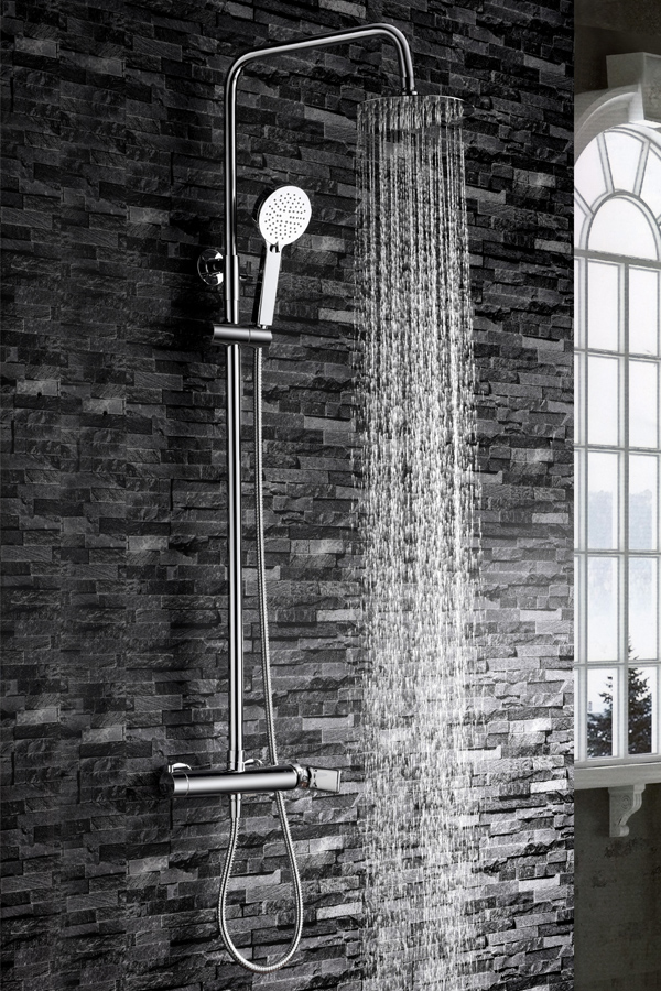 ENSEMBLE DE DOUCHE CHROME BDU014