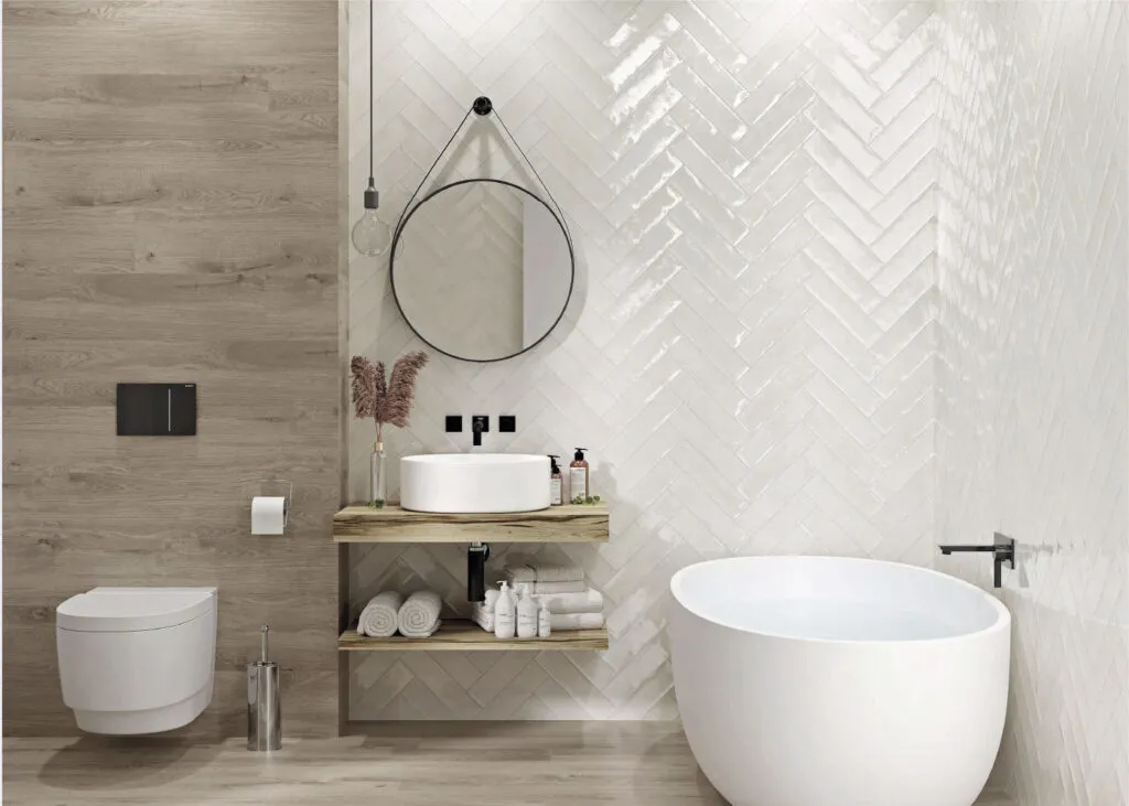 VIBE WHITE GLOSS 6X25