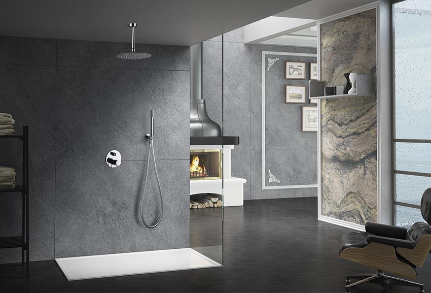 ENSEMBLE DE DOUCHE ENCASTRE CHROME GPT030