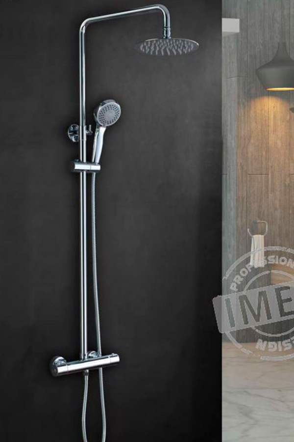 ENSEMBLE DE DOUCHE THERMOSTATIQUE CHROME BTK017