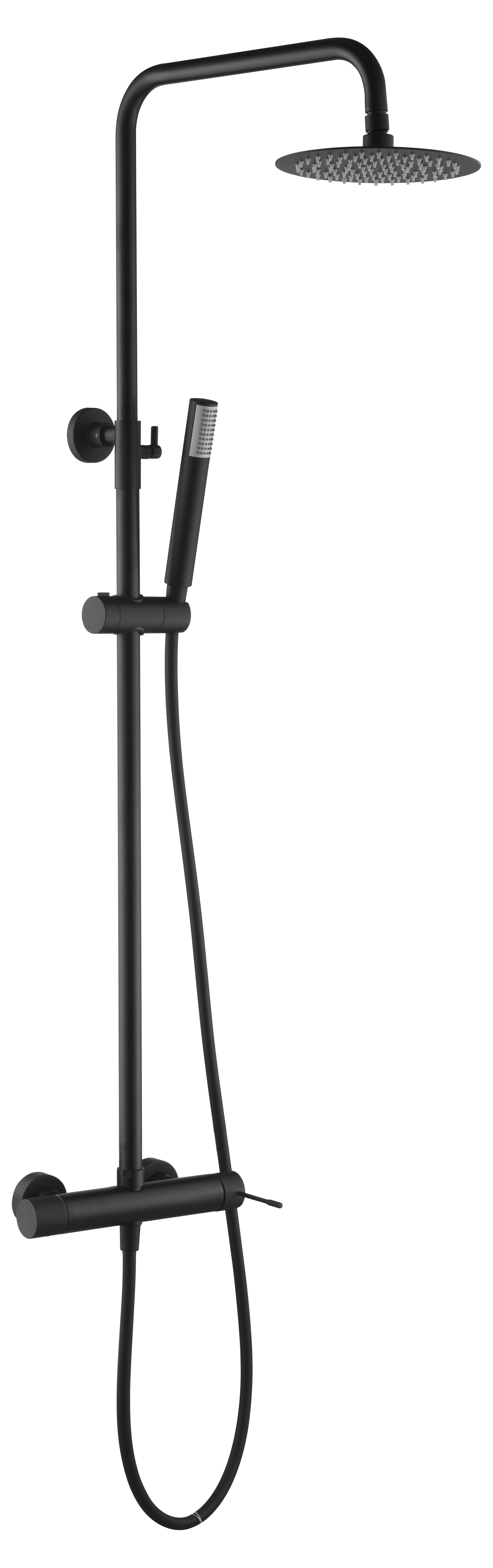 ENSEMBLE DE DOUCHE THERMOSTATIQUE NOIR MAT BTD038/NG