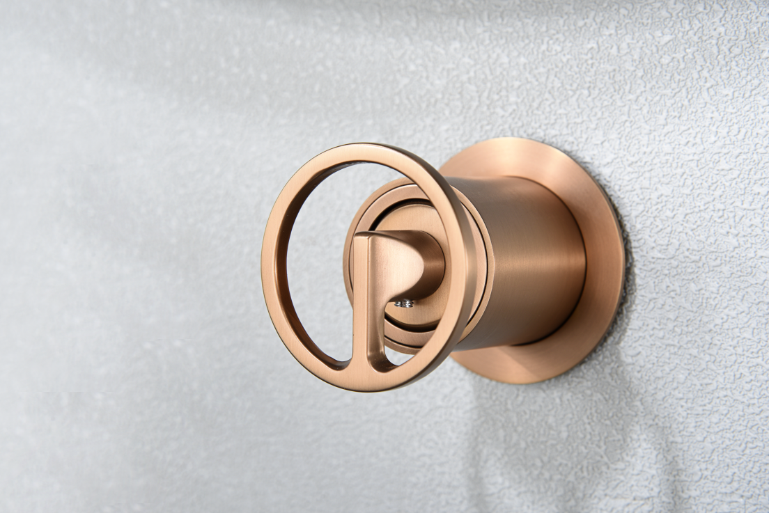 MITIGEUR ENCASTRE OR ROSE BROSSE GLC033/ORC