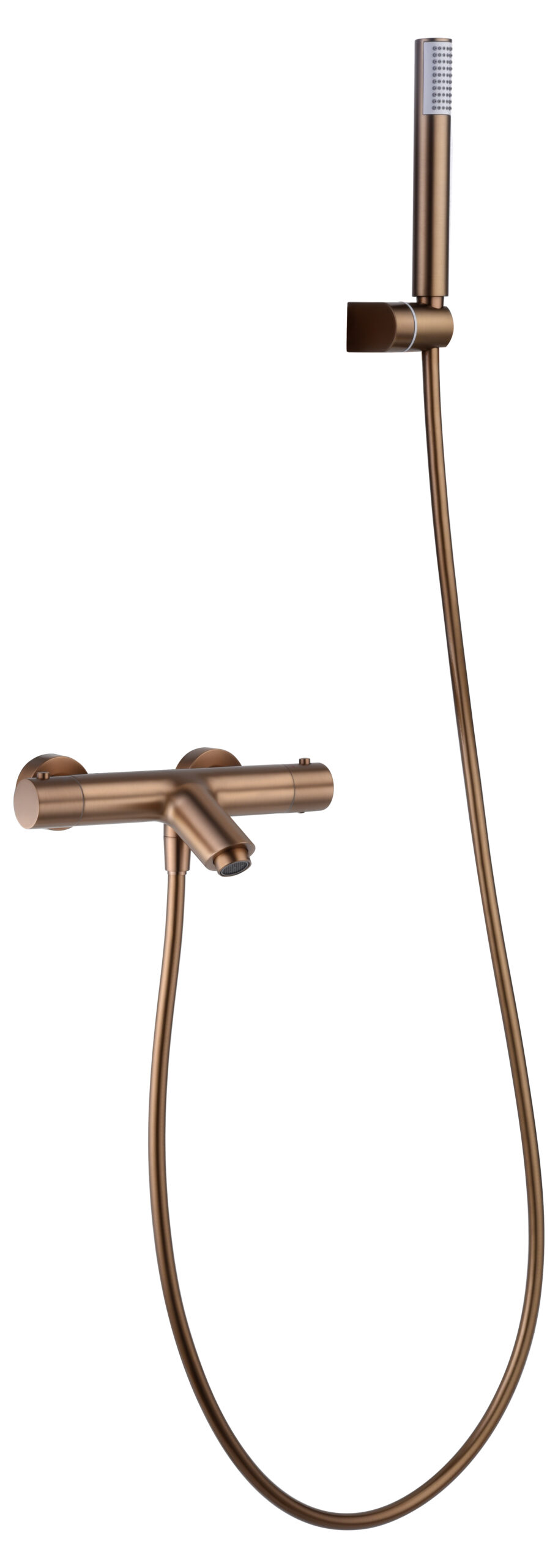 MITIGEUR BAIN/DOUCHE THERMOSTATIQUE OR ROSE BROSSE