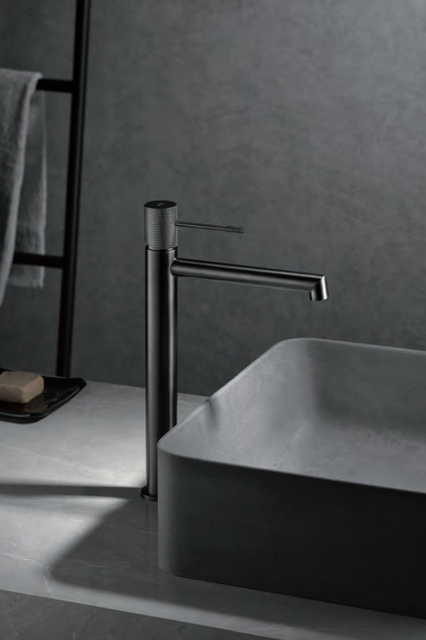 MITIGEUR MONOCOMMANDE BEC HAUT BLACK GUN METAL BDD038-3BGM