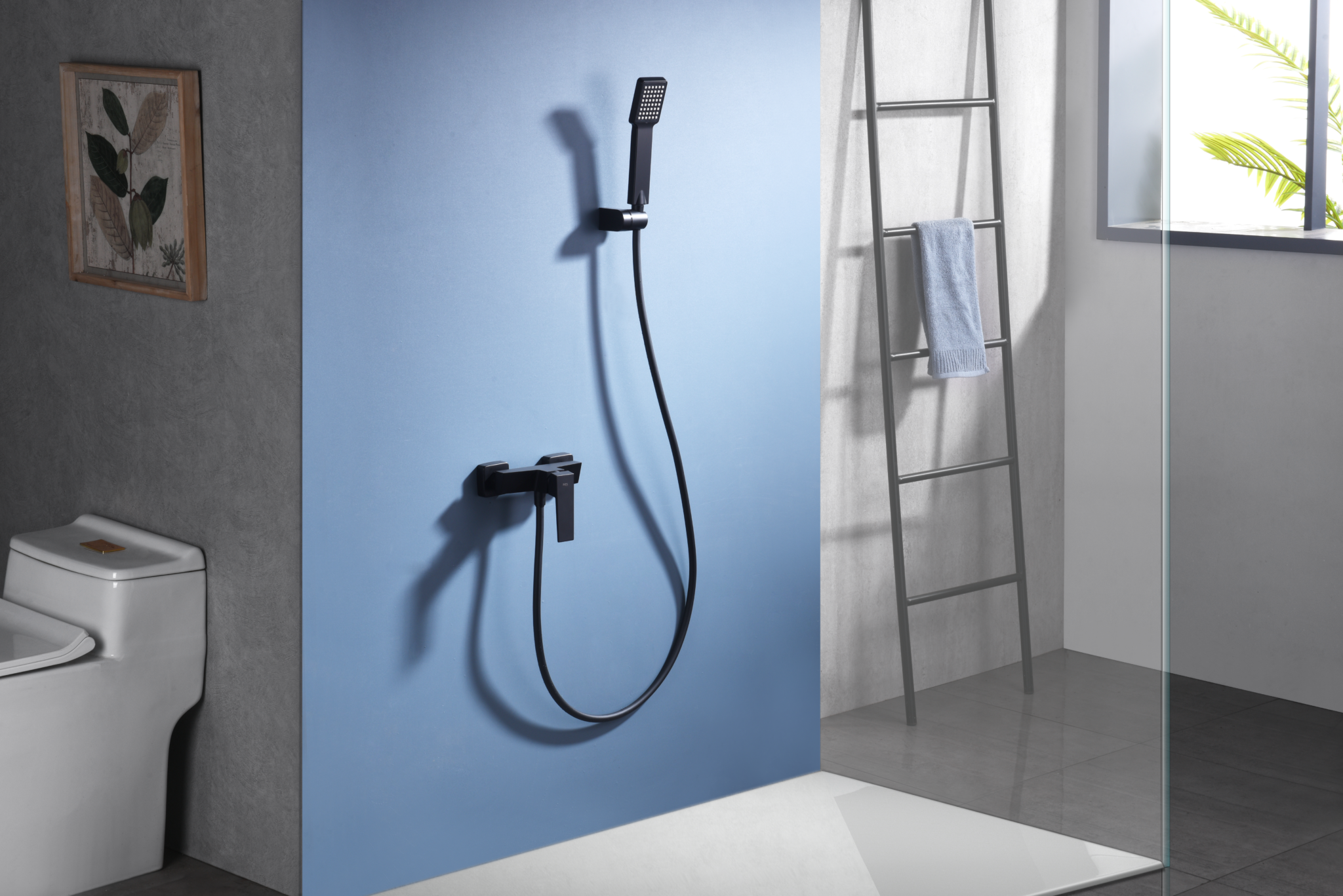 MITIGEUR DE DOUCHE MONOCOMMANDE NOIR MAT BDAR025-5NG