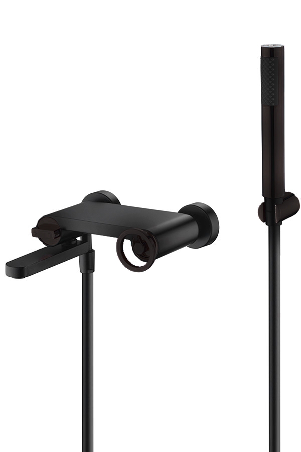 MITIGEUR BAIN/DOUCHE NOIR MAT BDC033-4NG