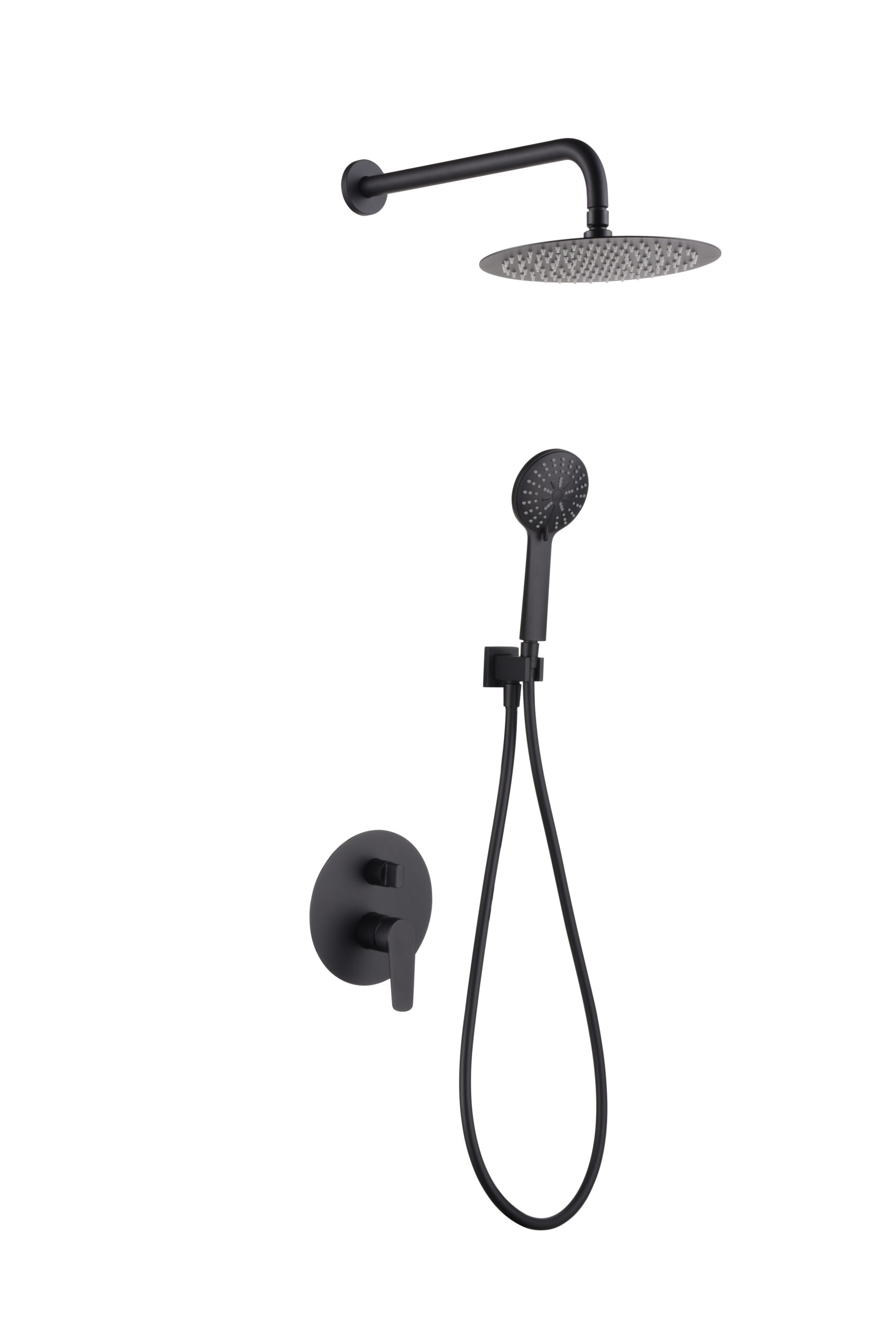 ENSEMBLE DE DOUCHE ENCASTRE NOIR MAT GPZ044/NG