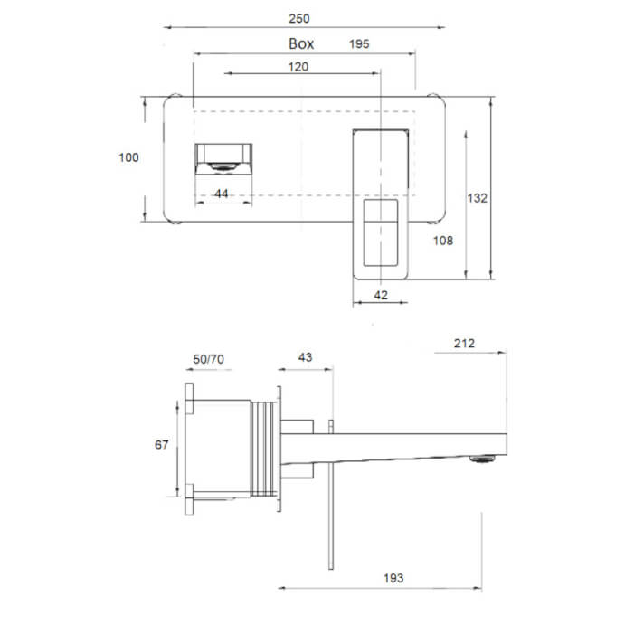 MITIGEUR MONOCOMMANDE NOIR MAT DORE ROSE BDC032-4NOR