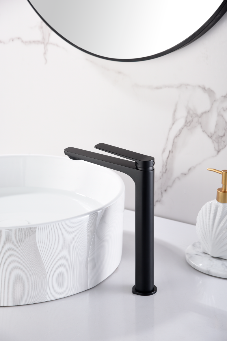 MITIGEUR MONOCOMMANDE BEC HAUT NOIR MAT BDN047-3NG
