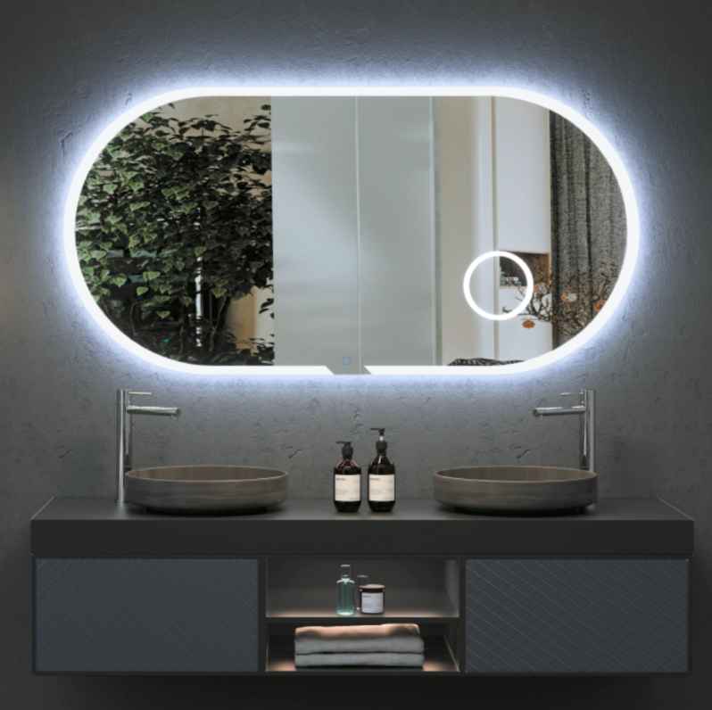 MIROIR INDIANA AVEC MIROIR GROSSISSANT INCORPORE