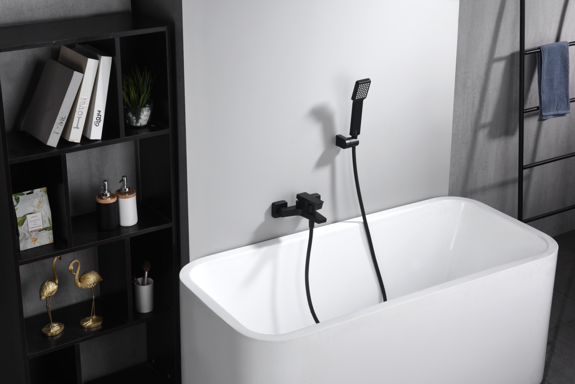 MITIGEUR BAIN/DOUCHE MONOCOMMANDE NOIR MAT BDAR025-4NG