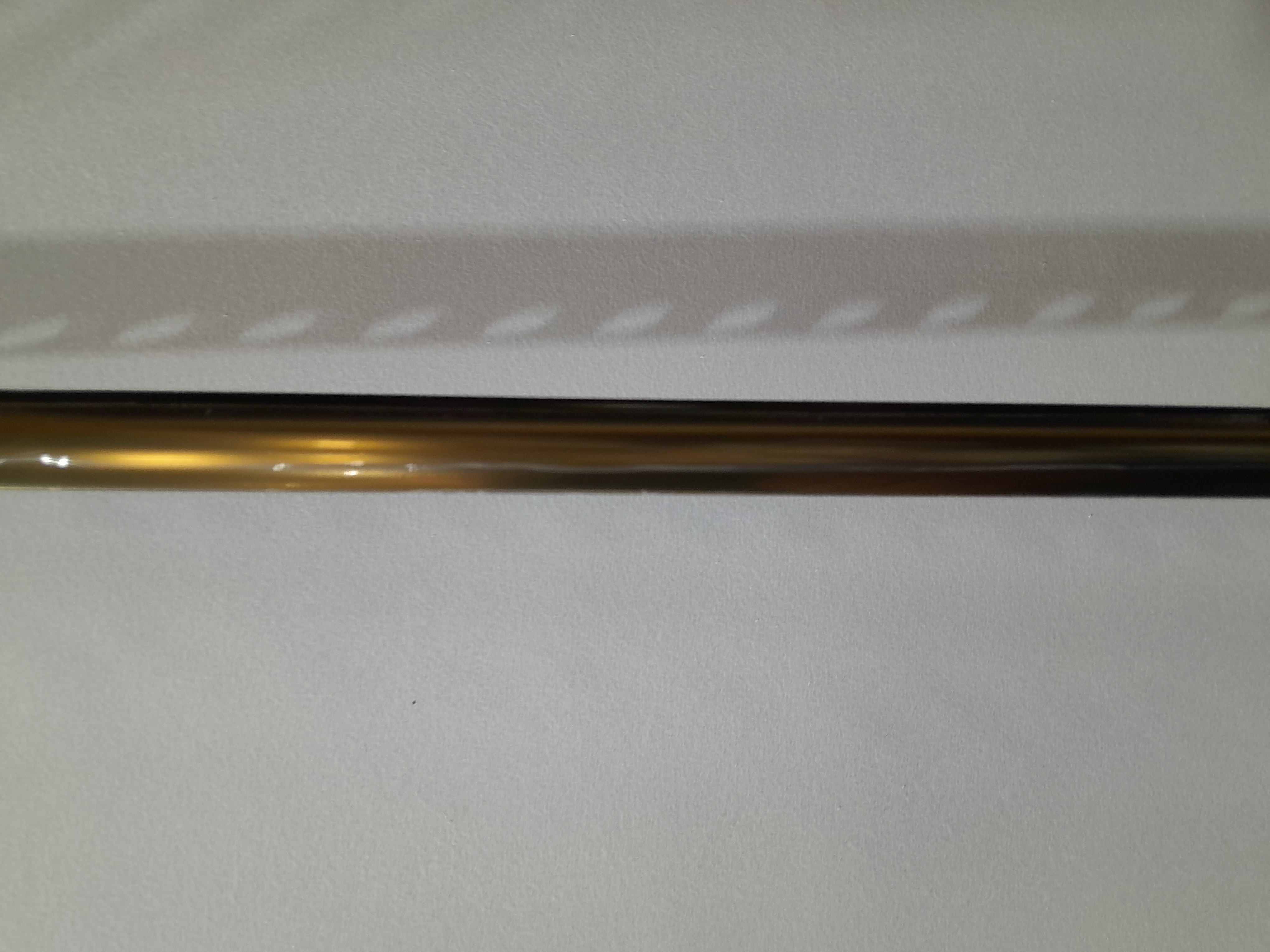 BAGUETTE DE FINITION 1/4 DE ROND ALU COULEUR BRONZE 16 MM