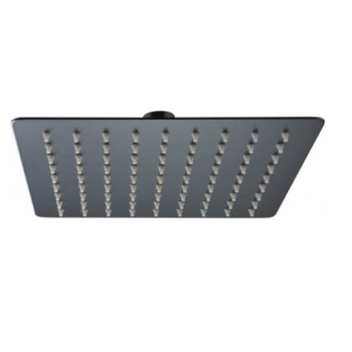 TETE DE DOUCHE 20X20 NOIR MAT RDC001/NG