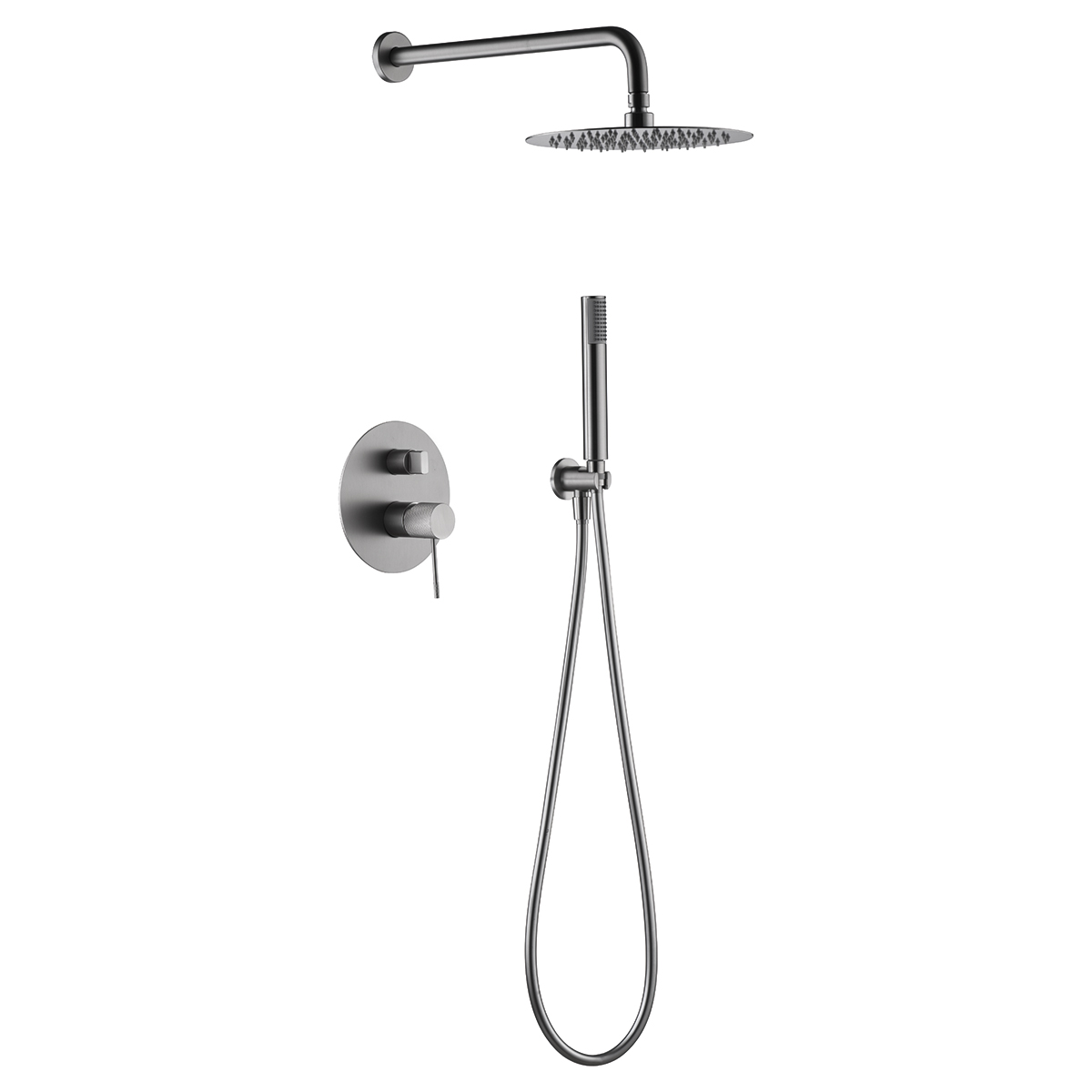 ENSEMBLE DE DOUCHE ENCASTRE NICKEL BROSSE GPD038/NQ