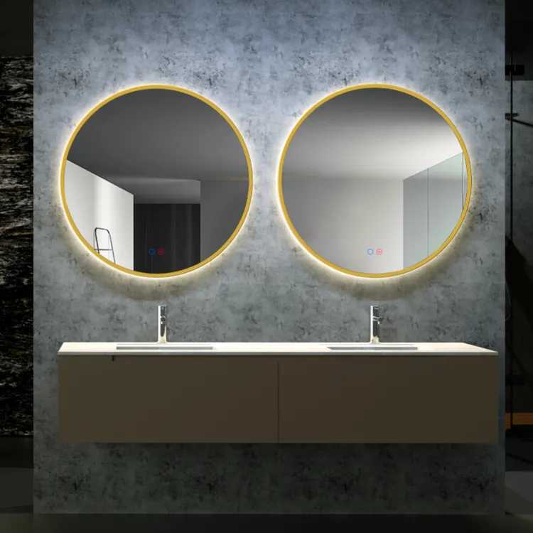 MIROIR FUN OR BROSSE