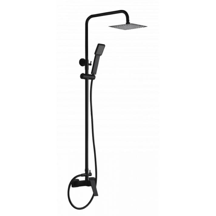 ENSEMBLE DE DOUCHE NOIR MAT BDAR025/NG
