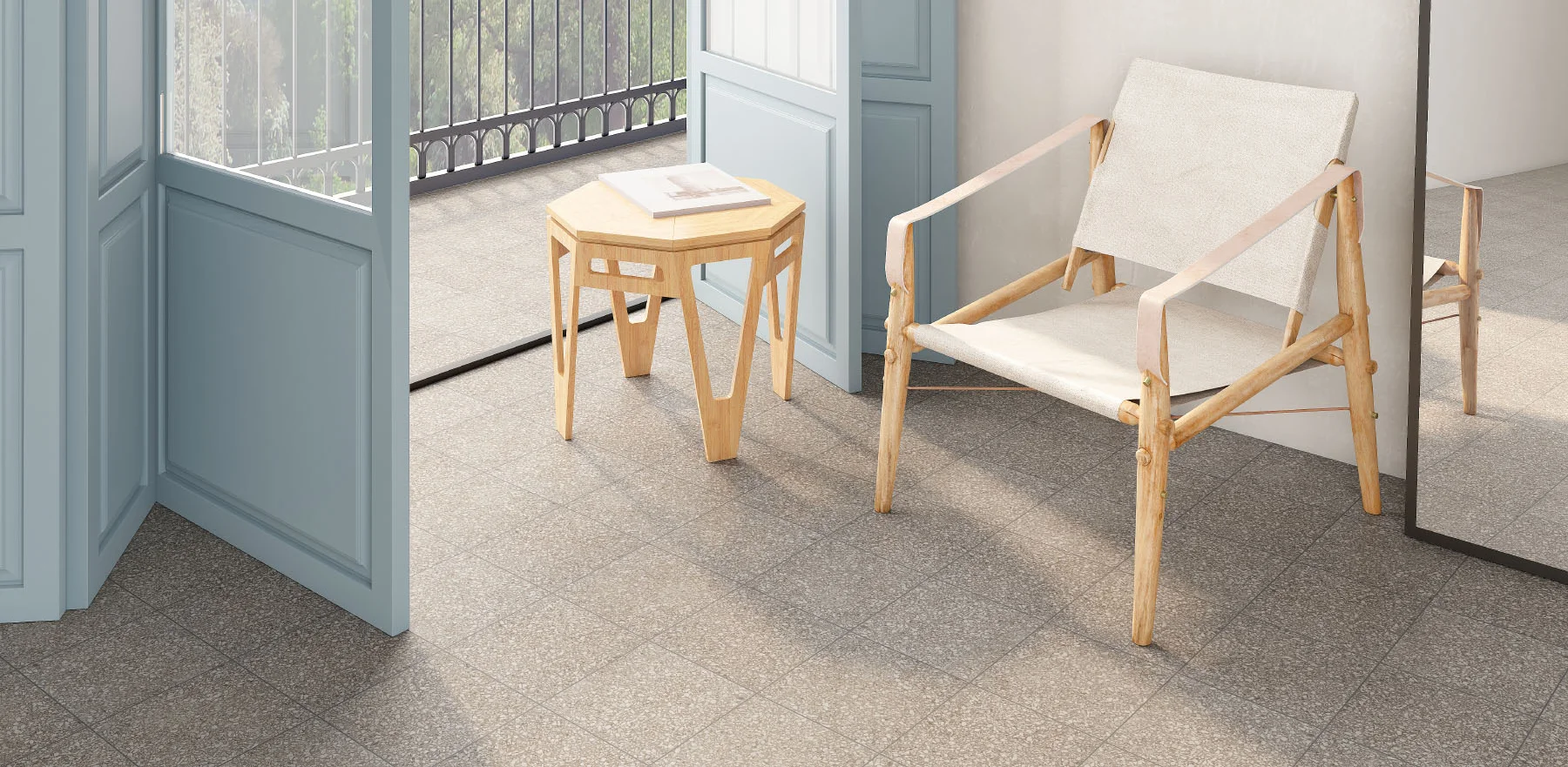 TERRAZZO GRIGGIO 20X20